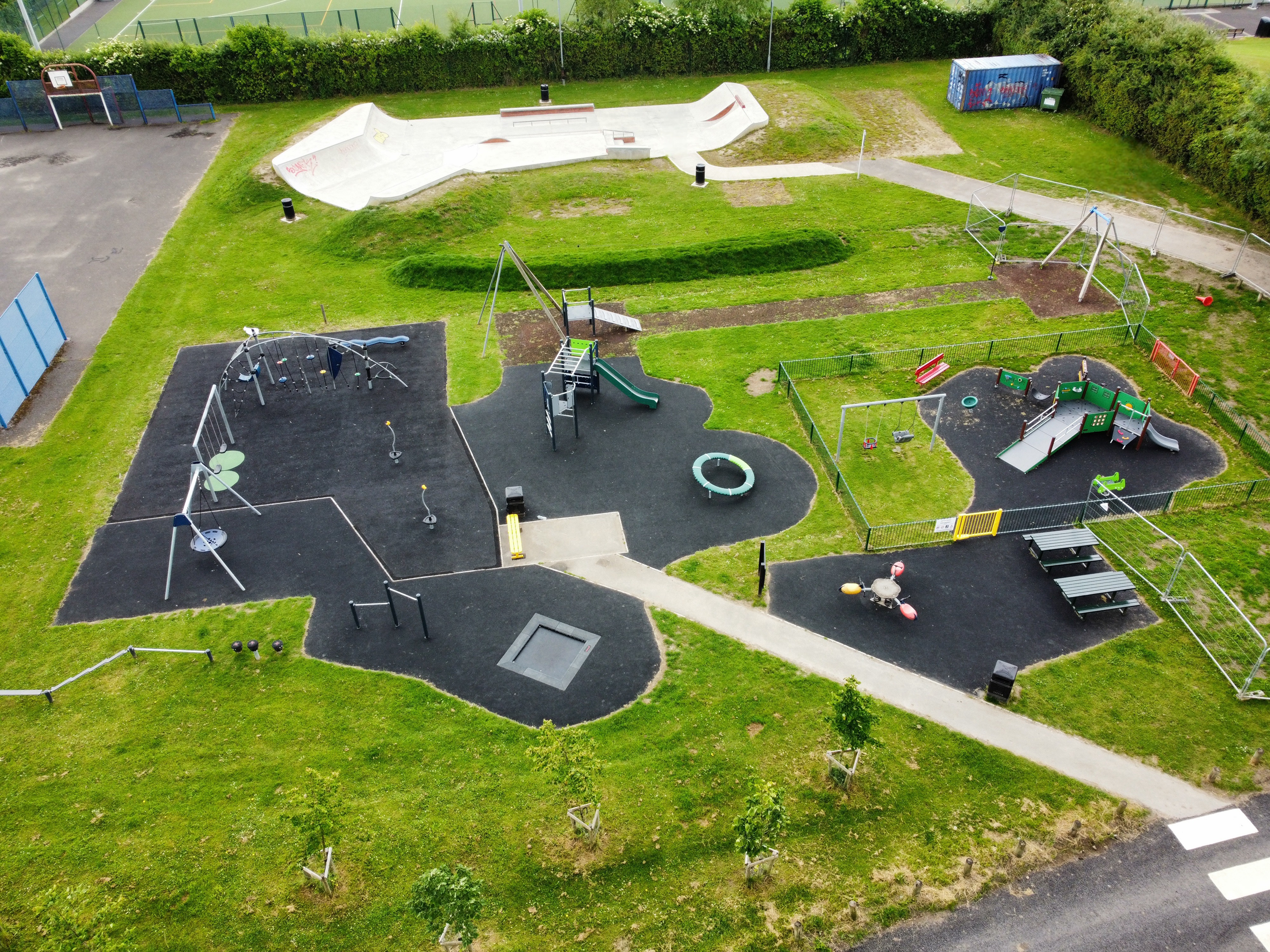 KGV Play Area Front View