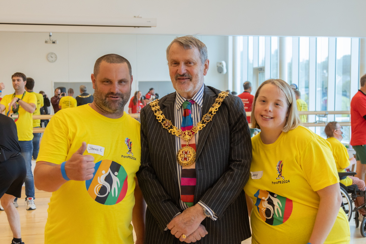 Mayor of Winchester attends Para PBs 2024