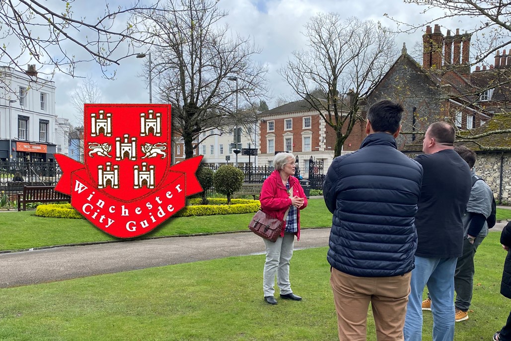 article thumb - Group in Abbey Gardens, Winchester